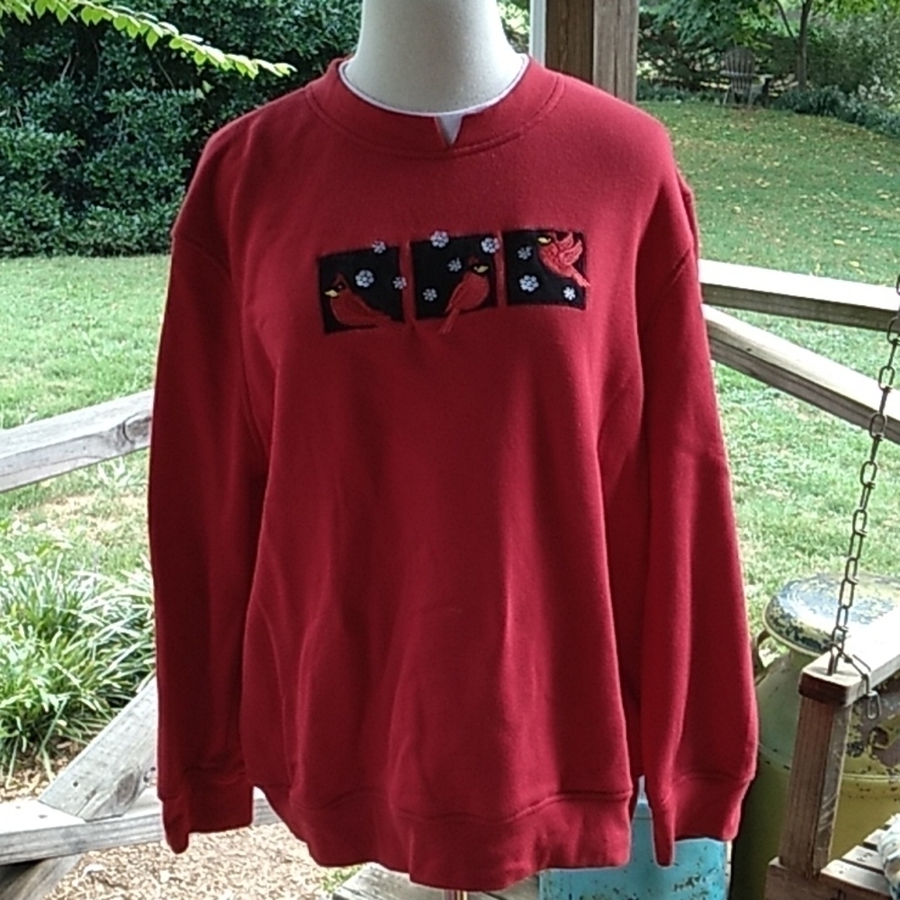 Womans xl Christmas 🎄 cardinal sweatshirt